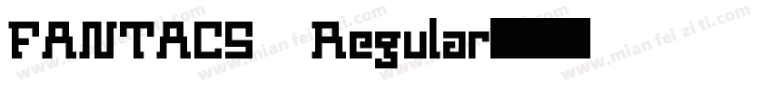 FANTACS Regular字体转换